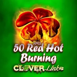 Slots logo of 50 Red Hot Burning Clover Links from Novomatic at Festival Play Casino