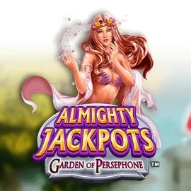 Almighty Jackpots: Garden of Persephone logo by Novomatic Festival Play Casino