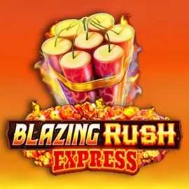 Blazing Rush Express logo by AreaVegas at Festival Play Casino