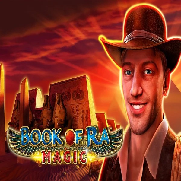 Book of Ra Magic logo – Slots by Greentube at Festival Play Casino