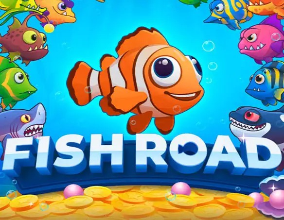 Fish Road online game logo by InOut on festivalsplaycasino.com