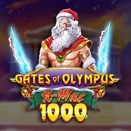 Gates of Olympus Xmas 1000 online game logo by Pragmatic Play on festivalsplaycasino.com