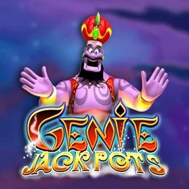 Jackpots logo of Genie Jackpots from Blueprint Gaming at Festival Play Casino