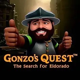 Logo of Gonzo's Quest from NetEnt at Festival Play Casino