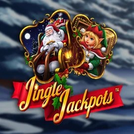 Jingle Jackpots slot logo by Dragon Gaming at Festival Play Casino