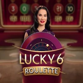 Official Live Casino logo: Lucky 6 Roulette by Pragmatic Play at Festival Play Casino