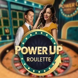 PowerUP Roulette by Pragmatic Play, showcased at festivalsplaycasino.com – game logo