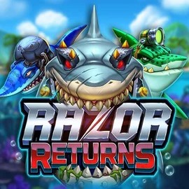 Official Slots logo: Razor Returns by Push Gaming at Festival Play Casino