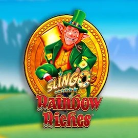 Slingo Rainbow Riches game by Gaming Realms – logo hosted on Festival Play Casino