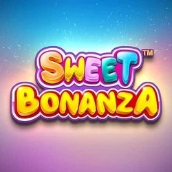 Sweet Bonanza slot logo by Pragmatic Play at Festival Play Casino