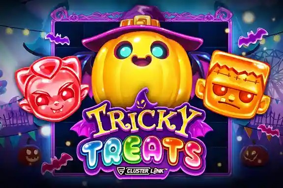 Tricky Treats logo – Slots by Push Gaming at Festival Play Casino